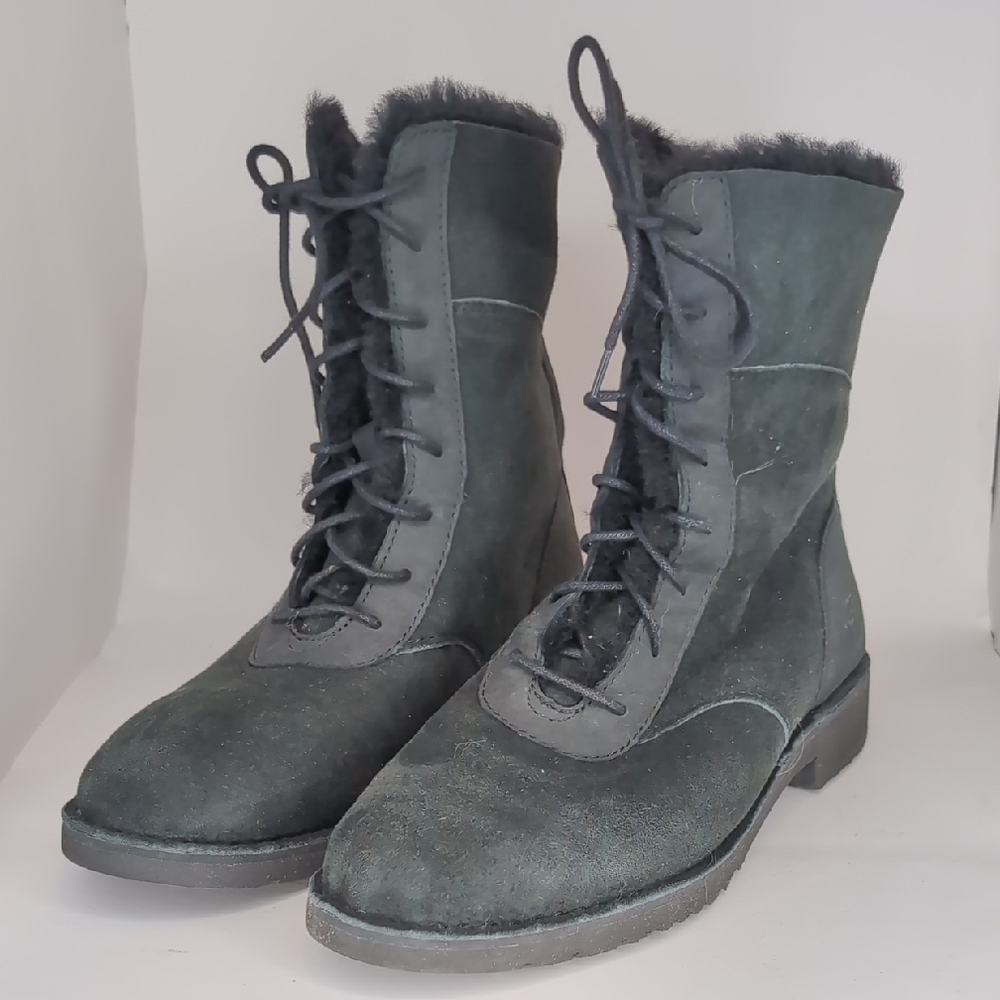Lace-Up Ugg Boots